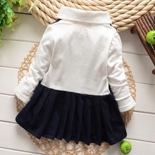 1-5Y Kids Girls Suspender Cotton Dress Long Sleeve Lace Floral Tops Baby Party Dresses PY TIML66