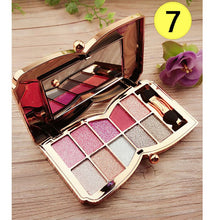10 Colors Diamond Glitter Eyeshadow Eye Shadow Palette Makeup Cosmetic Brush Set Tools Paleta De Maquiagem PY2 TIML66