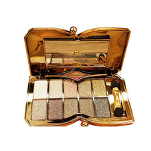 10 Colors Diamond Glitter Eyeshadow Eye Shadow Palette Makeup Cosmetic Brush Set Tools Paleta De Maquiagem PY2 TIML66
