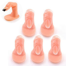 10 Pieces Practice Fake Finger Model For Hand Manicure Nail Art Training Display Nail Art Equipment Tools TIML66