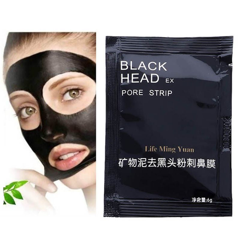 10pcs black face skin care suction mask nose blackhead remover acne treatment mask peeling peel off black head mud facial mask TIML66