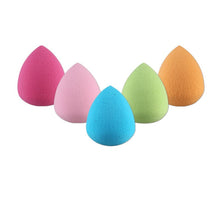 10 pieces pack makeup foundation sponge make up brush set powder smooth beauty make up tool color random TIML66