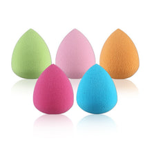 10 pieces pack makeup foundation sponge make up brush set powder smooth beauty make up tool color random TIML66