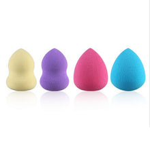 10 pieces pack makeup foundation sponge make up brush set powder smooth beauty make up tool color random TIML66