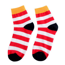 100 cotton warm men mixed color wide stripe ankle soft casual socks TIML66
