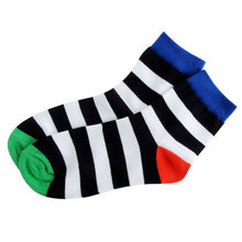 100 cotton warm men mixed color wide stripe ankle soft casual socks TIML66