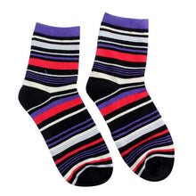 100 cotton warm men mixed color wide stripe ankle soft casual socks TIML66