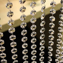 10pcs 1m foot wedding diy decor acrylic crystal beads curtain strand garland TIML66