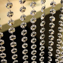 10pcss 1M/3.3 Foot Wedding DIY Decor Acrylic Crystal Beads Curtain Strand Garland PY6 TIML66