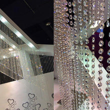 10pcs 1m foot wedding diy decor acrylic crystal beads curtain strand garland TIML66