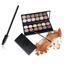 12 Colors Professional Nude Eyeshadow Palette Makeup Matte Eye Shadow Palette +Eyes Makeup+ Eyes pen + 12pcs brush TIML66