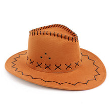 12 colors retro western cowboy bucket brim hat cap men women unisex sunscreen knight hats with rope TIML66
