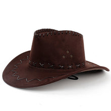 12 colors retro western cowboy bucket brim hat cap men women unisex sunscreen knight hats with rope TIML66