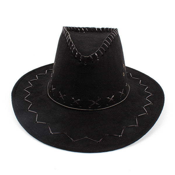 12 Colors Retro Western Cowboy Bucket Brim Hat Cap Men Unisex Sunscreen Knight Hats With Rope PY1 TIML66