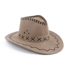 12 colors retro western cowboy bucket brim hat cap men women unisex sunscreen knight hats with rope TIML66