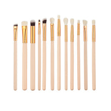 12 Pieces/set Pro Beauty Makeup Brushes Set Foundation Powder Eyeshadow Eyeliner Lip Blush Make Up Tools Pincel Maquiagem TIML66