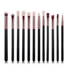 12 Pieces/set Pro Beauty Makeup Brushes Set Foundation Powder Eyeshadow Eyeliner Lip Blush Make Up Tools Pincel Maquiagem TIML66