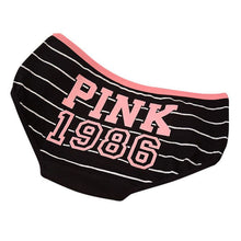 12 Style Sexy Underwear Panties Cotton Stripe Mid Rise Panties Cute Letter Pink Print Girl Casual Underwear PY3 TIML66