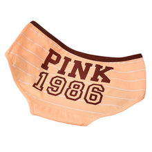 12 Style Sexy Underwear Panties Cotton Stripe Mid Rise Panties Cute Letter Pink Print Girl Casual Underwear PY3 TIML66
