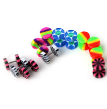 12Pcs Acrylic Cheater Fake Ear Plug Tunnel Stretcher Expander Expansion Body Jewelry Pierceing  TIML66 TIML66