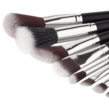 12pcs black wood blending makeup brush set cosmetic brush kit make up brushes tools beauty pincel maquiagem TIML66