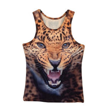 15 Styles New Men 3D Animals Pharaoh Print T-shirt Tee Blouse Tops Leasure Waistcoat Vest Size M L XL  TIML66