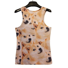 15 Styles New Men 3D Animals Pharaoh Print T-shirt Tee Blouse Tops Leasure Waistcoat Vest Size M L XL  TIML66