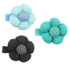15pcs cute sweet lovely flower dot pattern hairclip for kids baby girls and infants TIML66