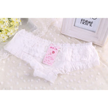 16 Colors Women Rainbow Bowknot Boyshorts Sexy Dot Underwear Women Lace Ruffles Sheer Panties Butt Lifter Briefs PY3 TIML66