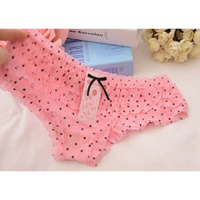16 Colors Women Rainbow Bowknot Boyshorts Sexy Dot Underwear Women Lace Ruffles Sheer Panties Butt Lifter Briefs PY3 TIML66