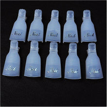 10pcs remover gel polish nail art soakers remover soak off cap clip tools uv nail degreaser polish wrap tool nails TIML66