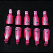 10pcs remover gel polish nail art soakers remover soak off cap clip tools uv nail degreaser polish wrap tool nails TIML66