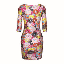 18 Colors Sexy Slim Dress Fit 3D Animal Print Space Galaxy Bodycon Mini DressesJFY66
