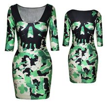 18 Colors Sexy Slim Dress Fit 3D Animal Print Space Galaxy Bodycon Mini DressesJFY66