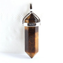 1piece 19 Choices New Crystal Fine Jewelry Healing Point Chakra Reiki Necklace Pendant Beads TIML66