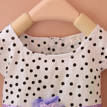 2-4Years Lovely Baby Girls Kids Princess Dress Polka Dots Butterfly One-piece Dresses TIML66