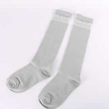 2-6Y Children Kids Girls Lace Stockings Leg Warmer Cotton High Knee Princess School Boot Accessories Y2 TIML66