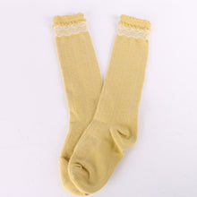 2-6Y Children Kids Girls Lace Stockings Leg Warmer Cotton High Knee Princess School Boot Accessories Y2 TIML66