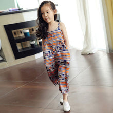2-6Years Kids Baby Girls Jumpsuit Romper Ethnic Style Harem Pants New Clothes TIML66