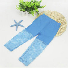 2-7Y Baby Girls Legging Pants Lace Modal Legging Kids Ballet Dance Cropped Capris Pants TIML66