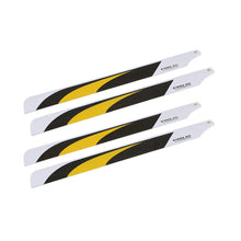 2 Pairs Carbon Fiber 325mm Lightweight Main Blades for Align Trex Electric 450 RC Helicopter 325 Quadcopter Airplane TIML66 TIML66