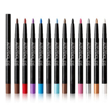 12 Colors Eyeshadow Eyeliner Pen Highlights Natural Long Lasting Waterproof Eye Shadow Pencil For Ladies Cosmetic Makeup Set TIML66