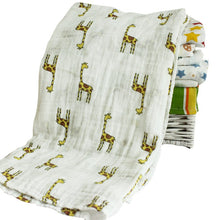 120x120cm Muslin Baby Cartoon Cute Swaddling Blanket born Infant Cotton Warm Swaddle Towel TIML66