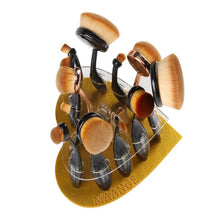 15 Hole Drying Rack Organizer Shelf Square Makeup Brush Holder Make Up Cosmetic Brush Holder Tools TIML66