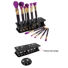 15 Hole Drying Rack Organizer Shelf Square Makeup Brush Holder Make Up Cosmetic Brush Holder Tools TIML66