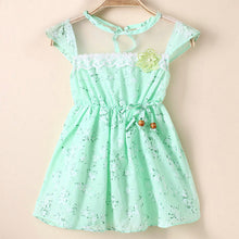 1~5 years baby kids girls lace floral tunic princess dress one piece party dresses TIML66