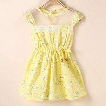 1~5 years baby kids girls lace floral tunic princess dress one piece party dresses TIML66