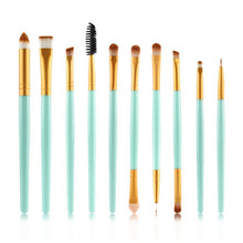 10pcss Pro Beauty Eye Shadow Eyeliner Cosmetic Makeup Brush Brushes Set Tool TIML66
