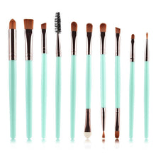 10pcss Pro Beauty Eye Shadow Eyeliner Cosmetic Makeup Brush Brushes Set Tool TIML66