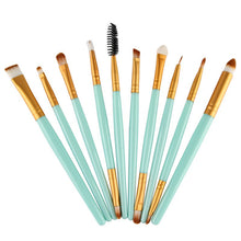 10pcss Pro Beauty Eye Shadow Eyeliner Cosmetic Makeup Brush Brushes Set Tool TIML66
